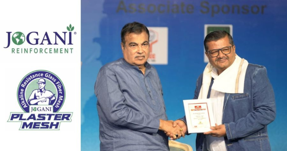 Jogani Reinforcement's Maheshkumar Jogani Receives Prestigious Award from India's Road and Transportation Minister, Shree Nitin Gadkari